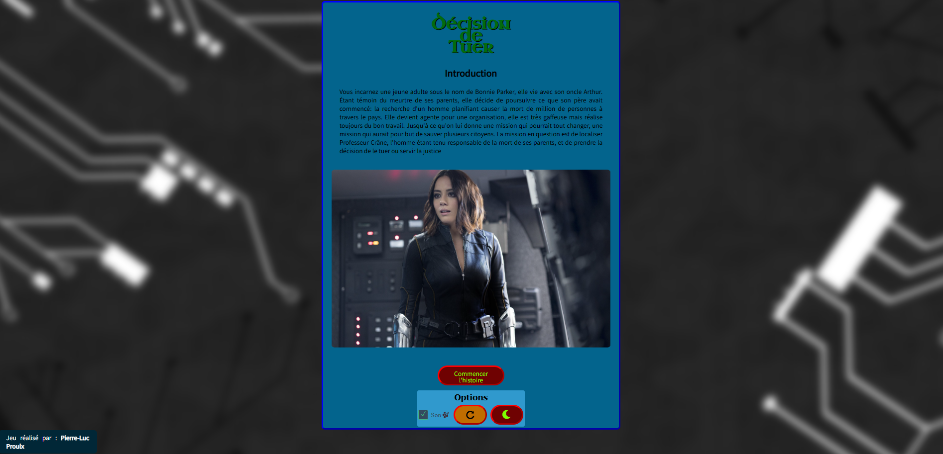 Image du projet Option de tuer